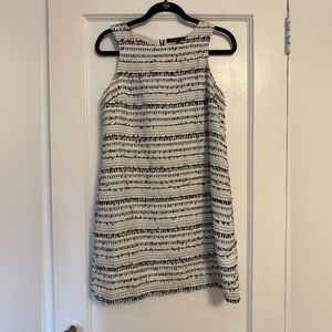 Black and white tweed dress, Cynthia Steffe, size 6.